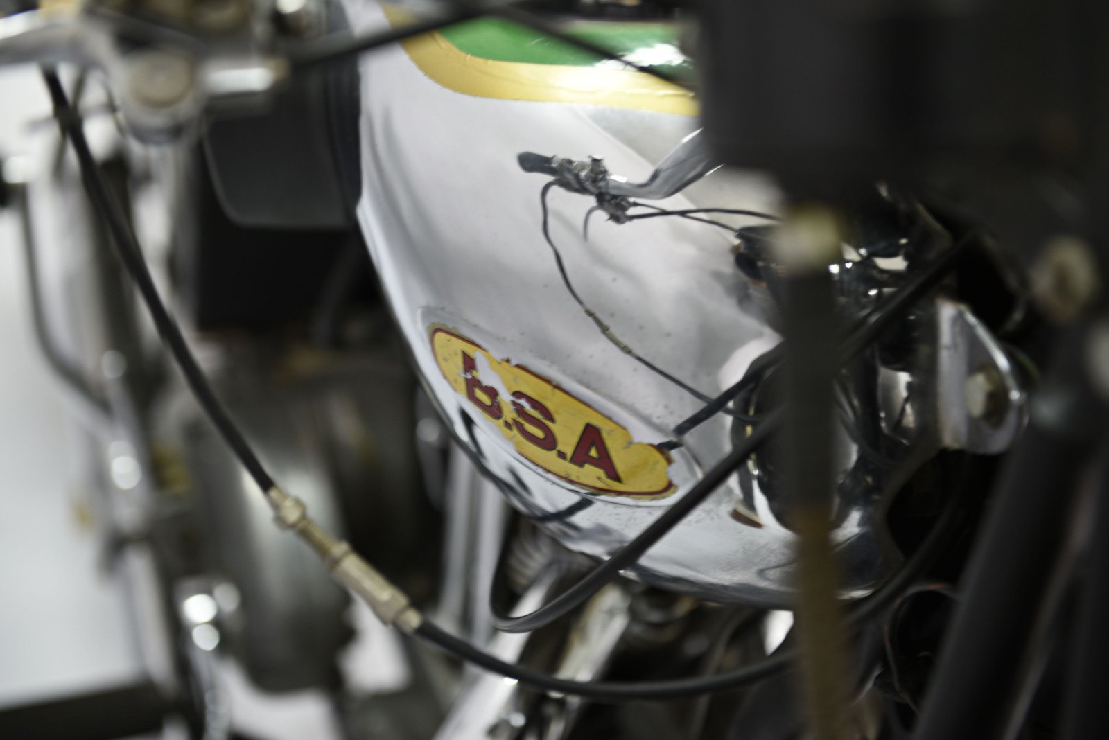 Moto clásica de alquiler BSA Blue Star de 1937, 350 cc